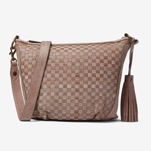 Frye Oriana Woven Leather Hobo Bag